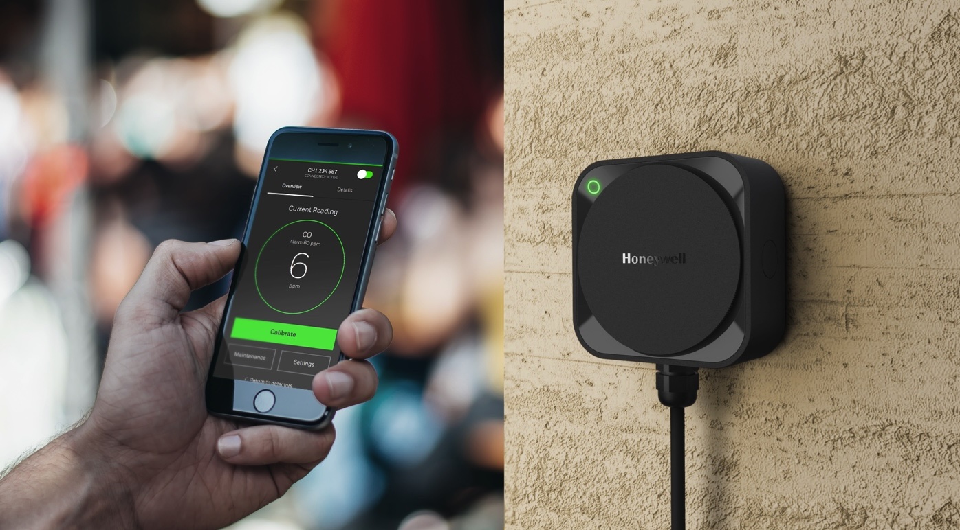 Mobile app connecting to smart detection meter