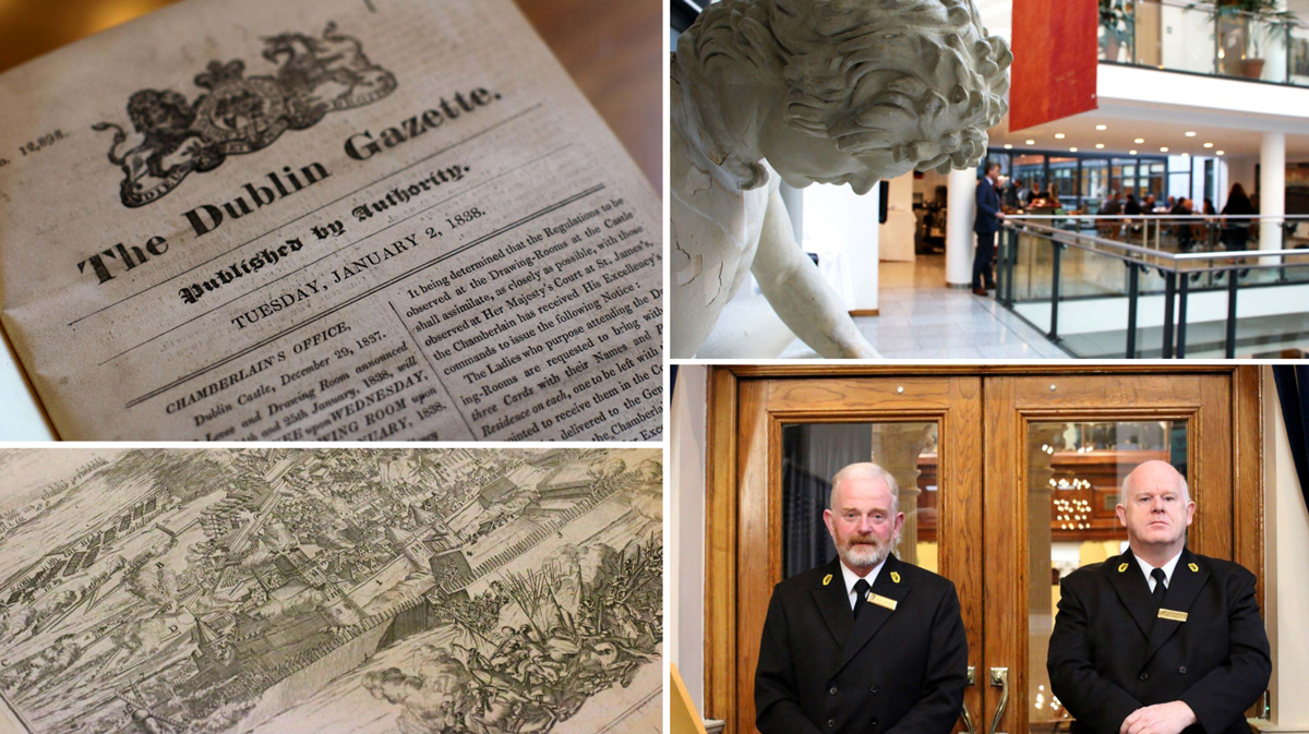 Photography inside the Houses of the Oireachtas. Capturing the people inside.